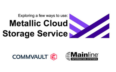 VLOG: Metallic Cloud Storage Service, a Commvault venture