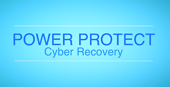 VLOG: Dell EMC PowerProtect Cyber Recovery Solution