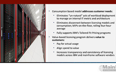 VLOG: Refreshing the Financial Investment of the Mainframe