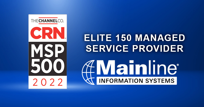 Mainline Information Systems Named to CRN® Elite 150 of MSP 500 Services Provider List